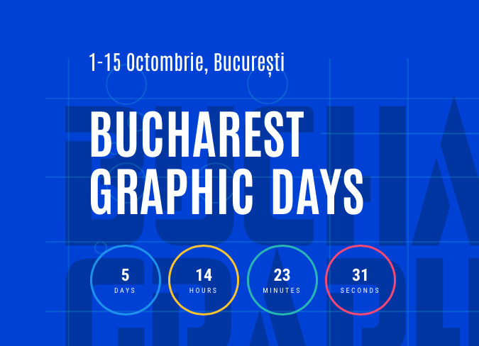 Programul complet pe zile – Bucharest Graphic Days, prima ediție 2022